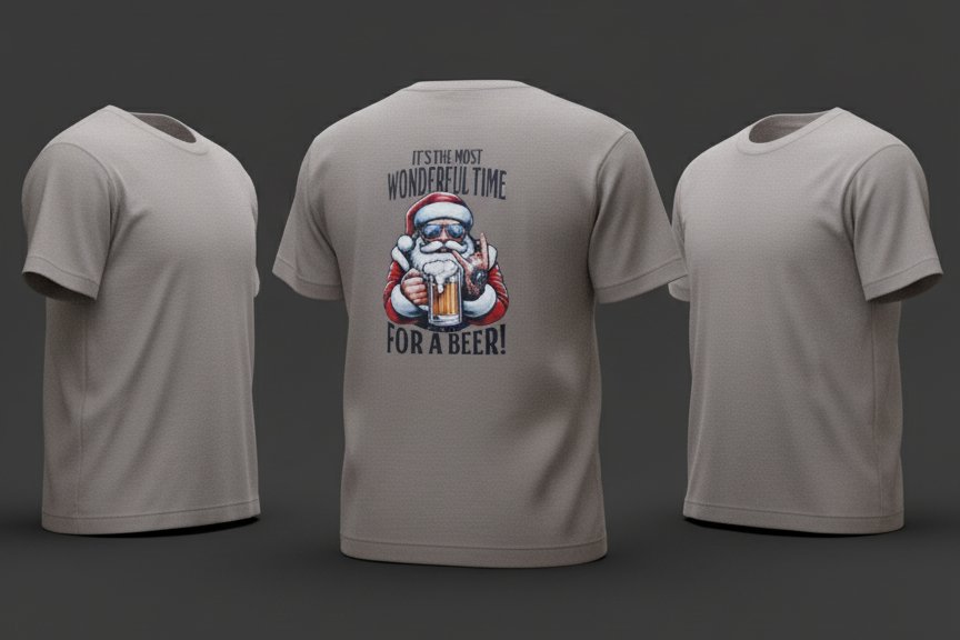 Camisa beer navideña